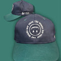 Blue/Green Snapback Hat