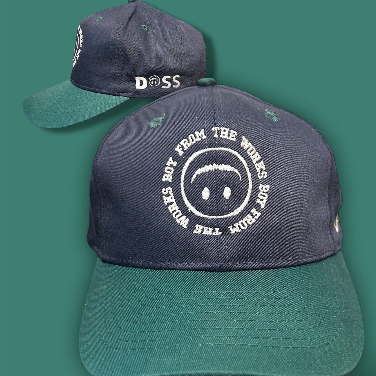 Blue/Green Snapback Hat